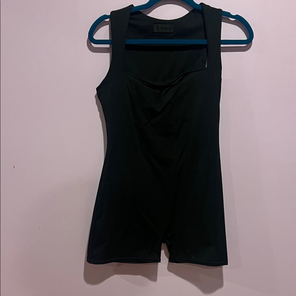 Qinsen Women’s Black Playsuit